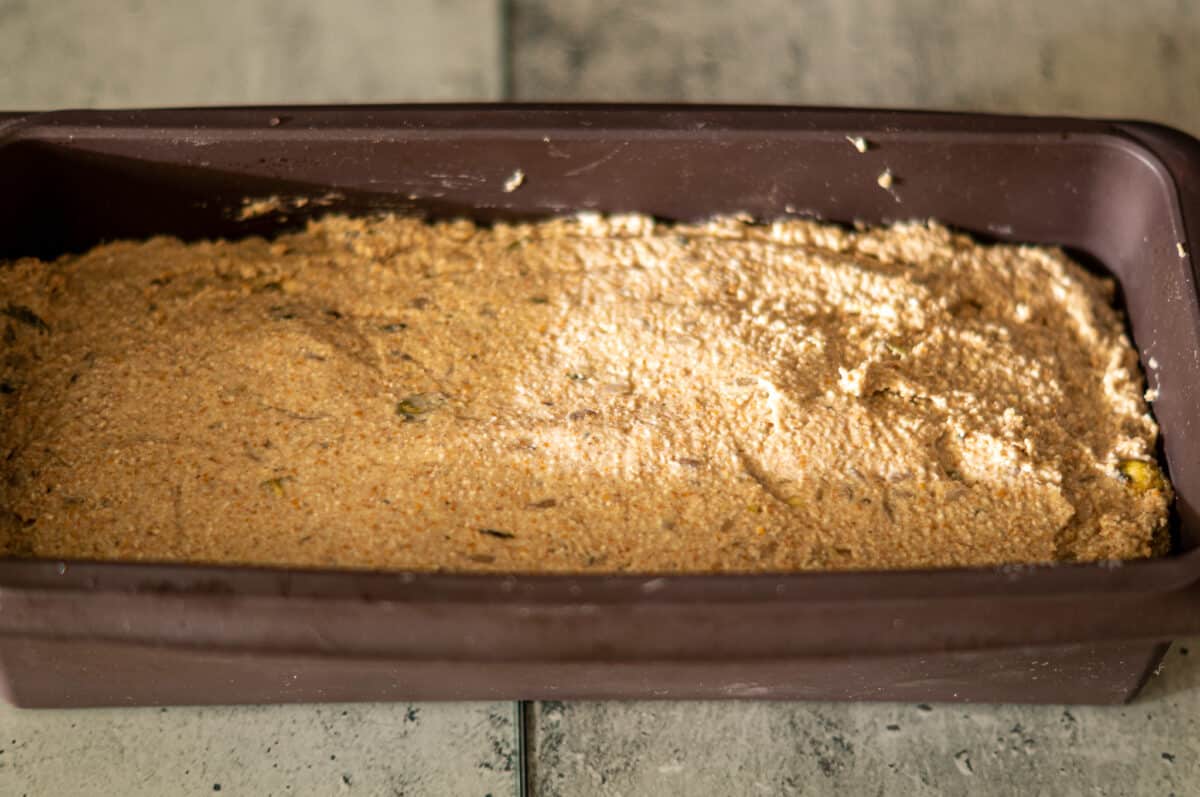 Bread in the loaf tin