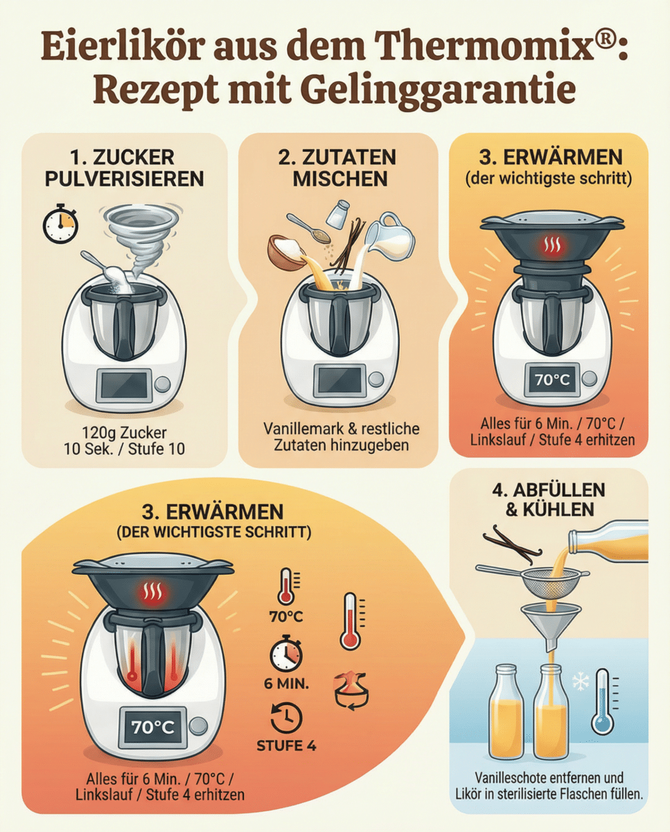 Thermomix® Advocaat Recipe Infographic