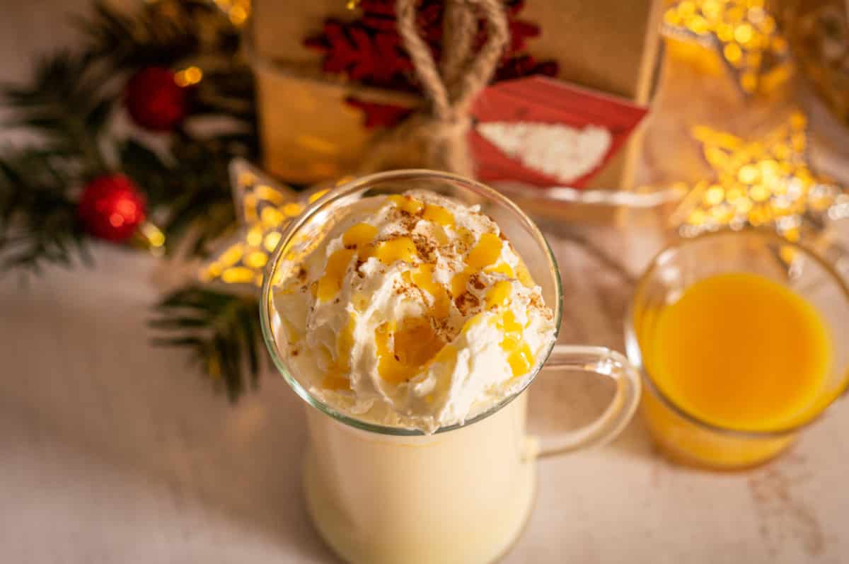Angel Punch with advocaat made in the Thermomix®