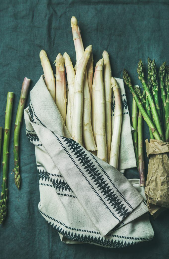 Different asparagus varieties for the Thermomix®