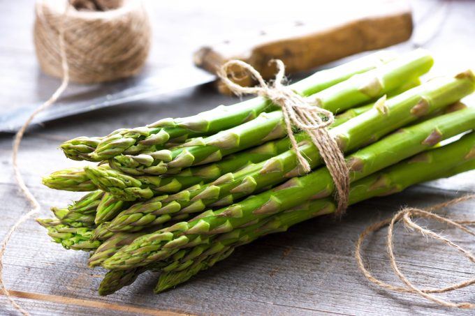 Green asparagus cooked in the Thermomix®