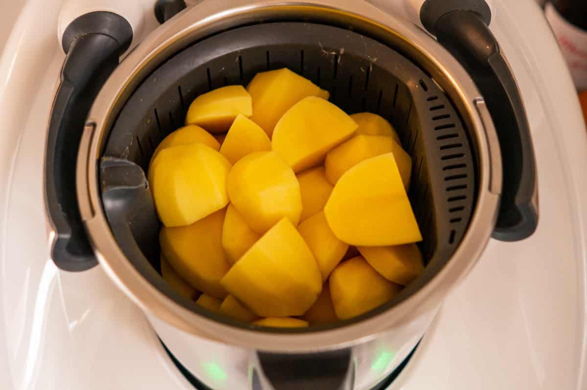 Potatoes cooking in the Thermomix®