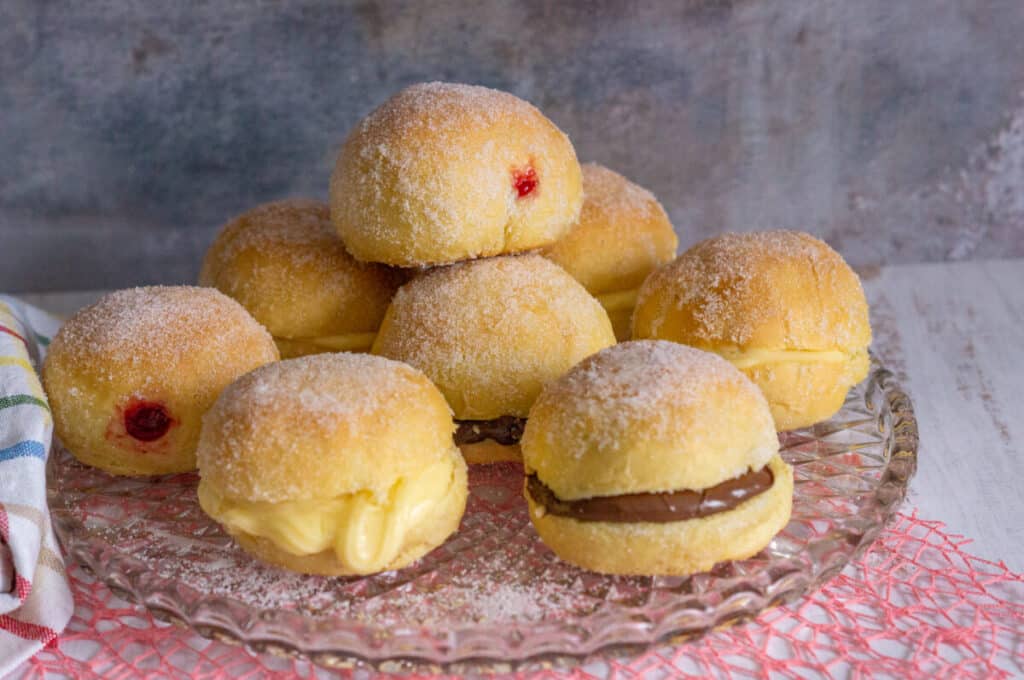 Baked Berliner doughnuts with 3 fillings, Thermomix®