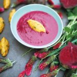 Beetroot and Lentil Soup with Semolina Dumplings (Thermomix®) made in the Thermomix®