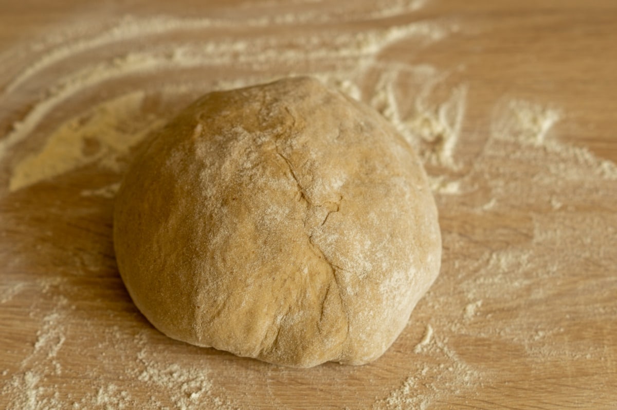 Kneading bread dough