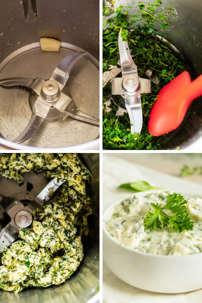 Making herb butter with the Thermomix®