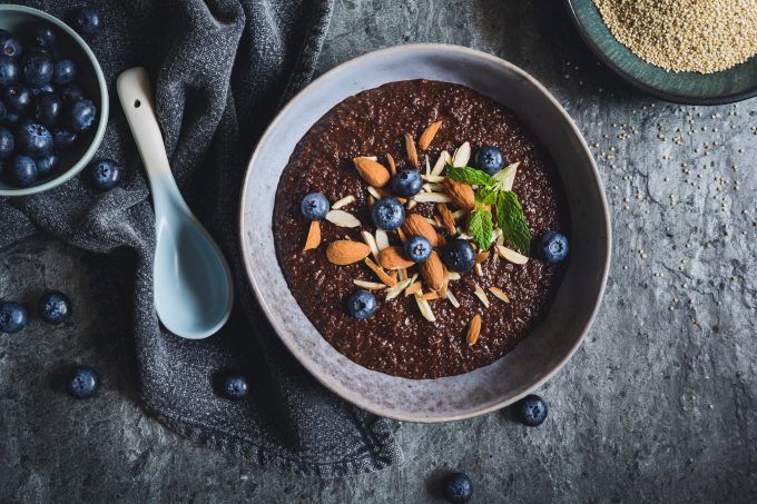 Millet chocolate porridge made with the Thermomix®