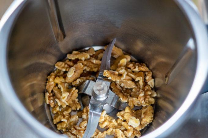 Walnuts in the Thermomix® mixing bowl