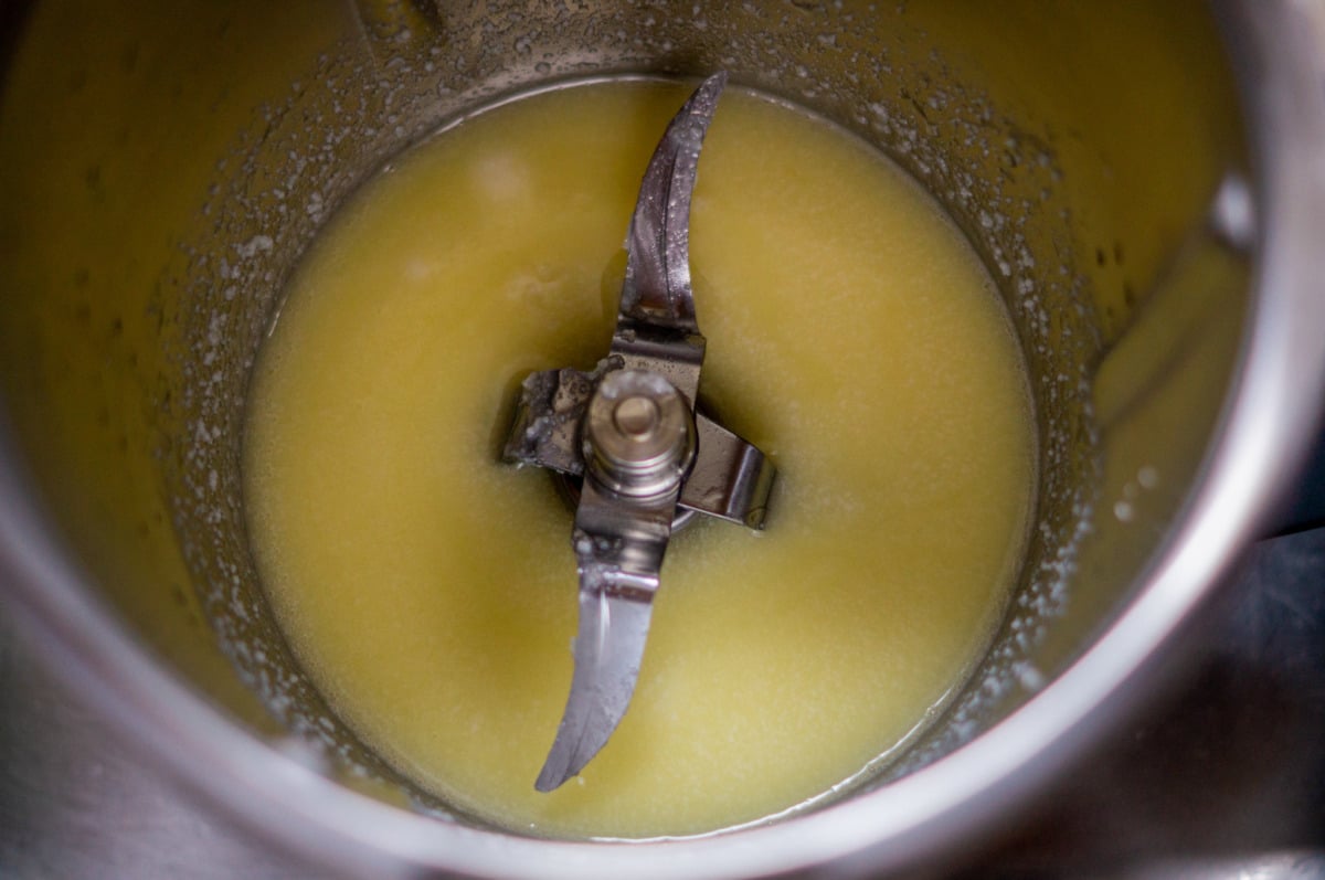 Mixing in the remaining ingredients