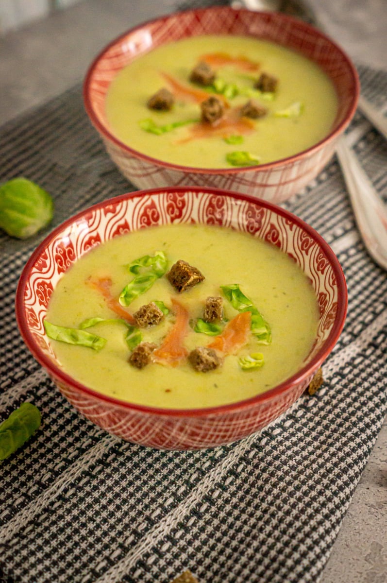 Brussels sprout soup is straightforward with the Thermomix®