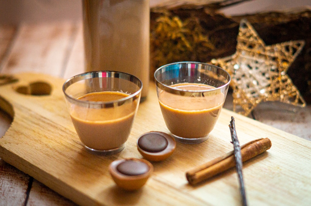 Caramel Nut Liqueur made with the Thermomix®