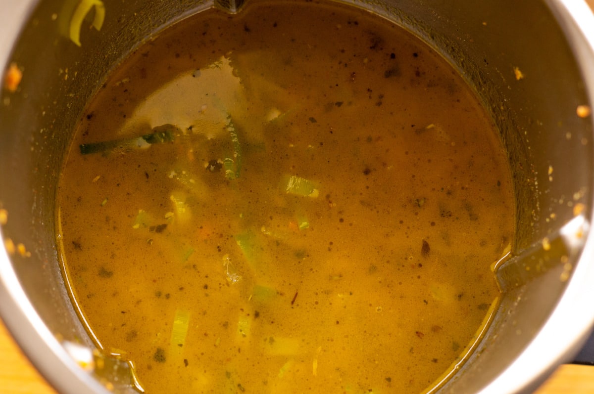 Cooking vegetable stock in the Thermomix®