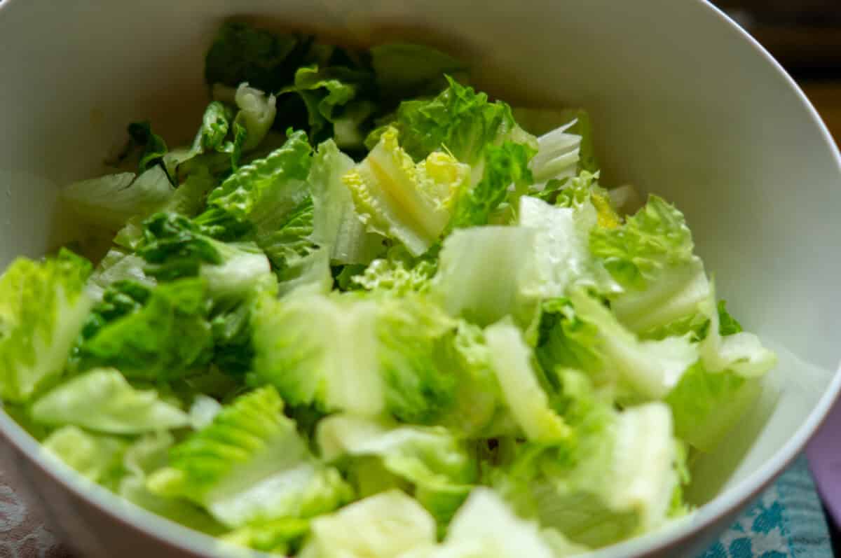 Romaine lettuce heart
