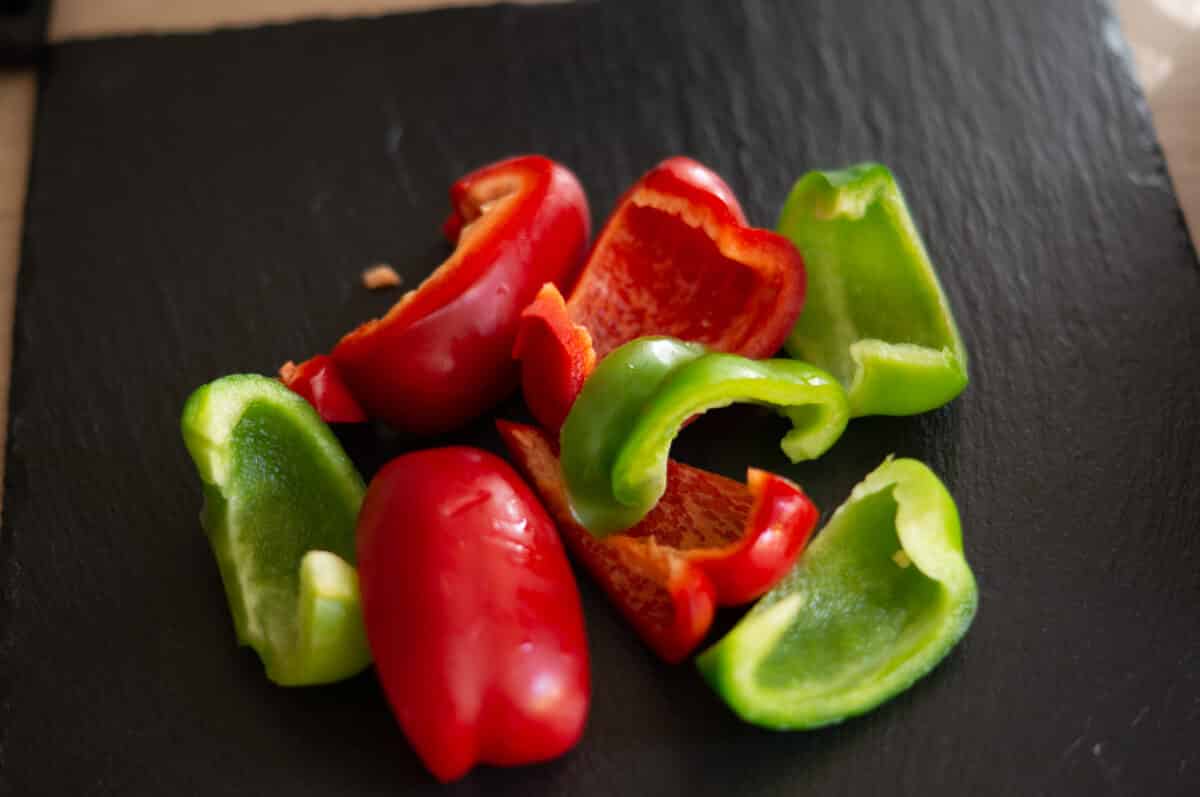 Slicing peppers