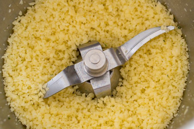 Emmental grated in the Thermomix®