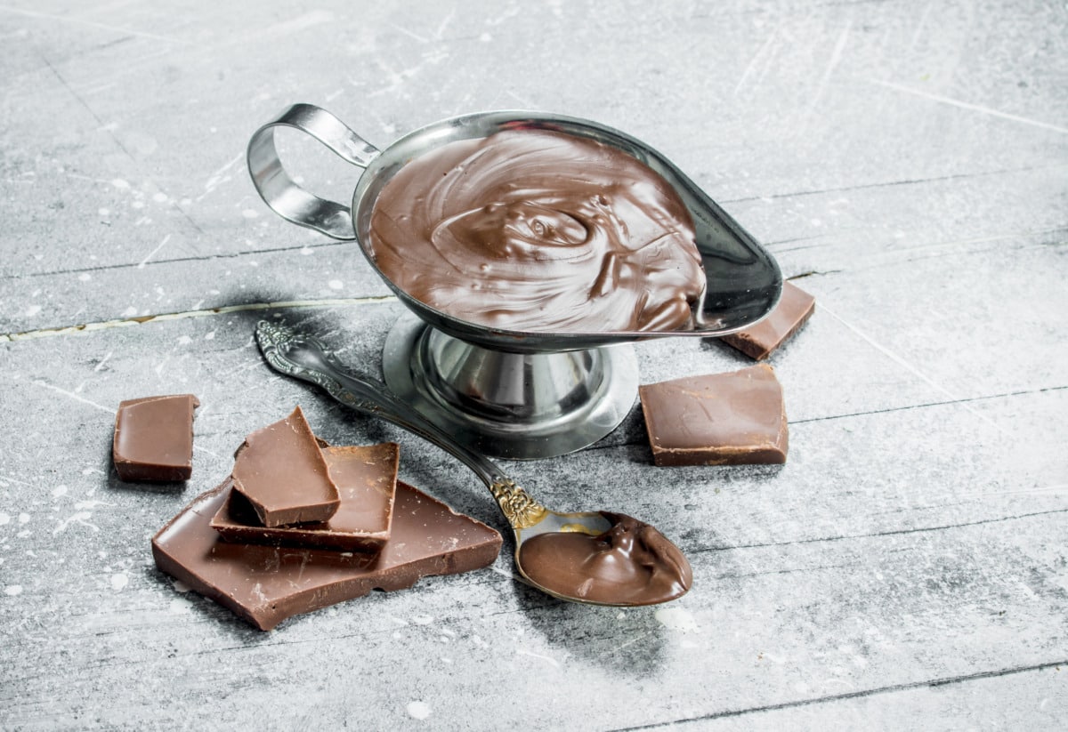 Chocolate ganache and piping cream made with the Thermomix®