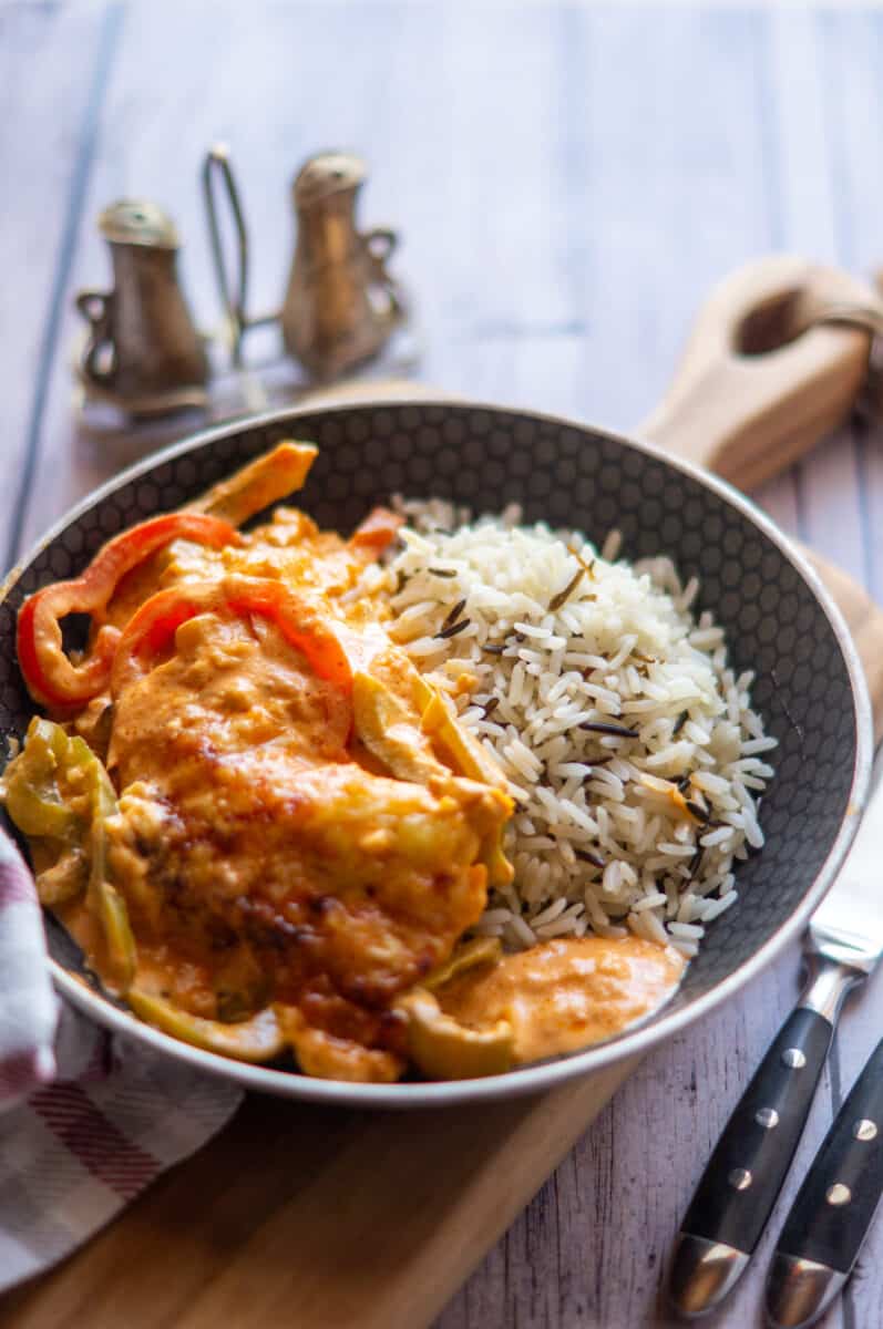 Creamy paprika chicken with the Thermomix® recipe