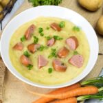 Creamy Potato Soup with Frankfurters, Thermomix® made in the Thermomix®