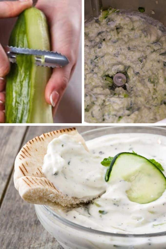 Tzatziki Thermomix® recipe preparation