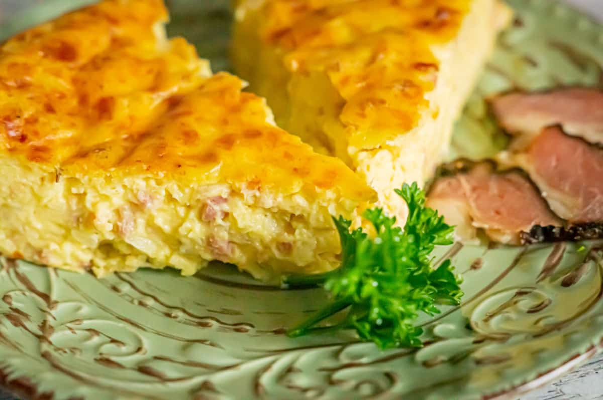 Thermomix® crustless onion tart