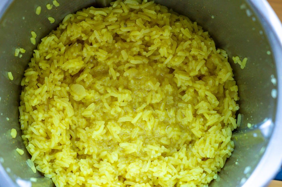 Curry risotto cooked in the Thermomix®