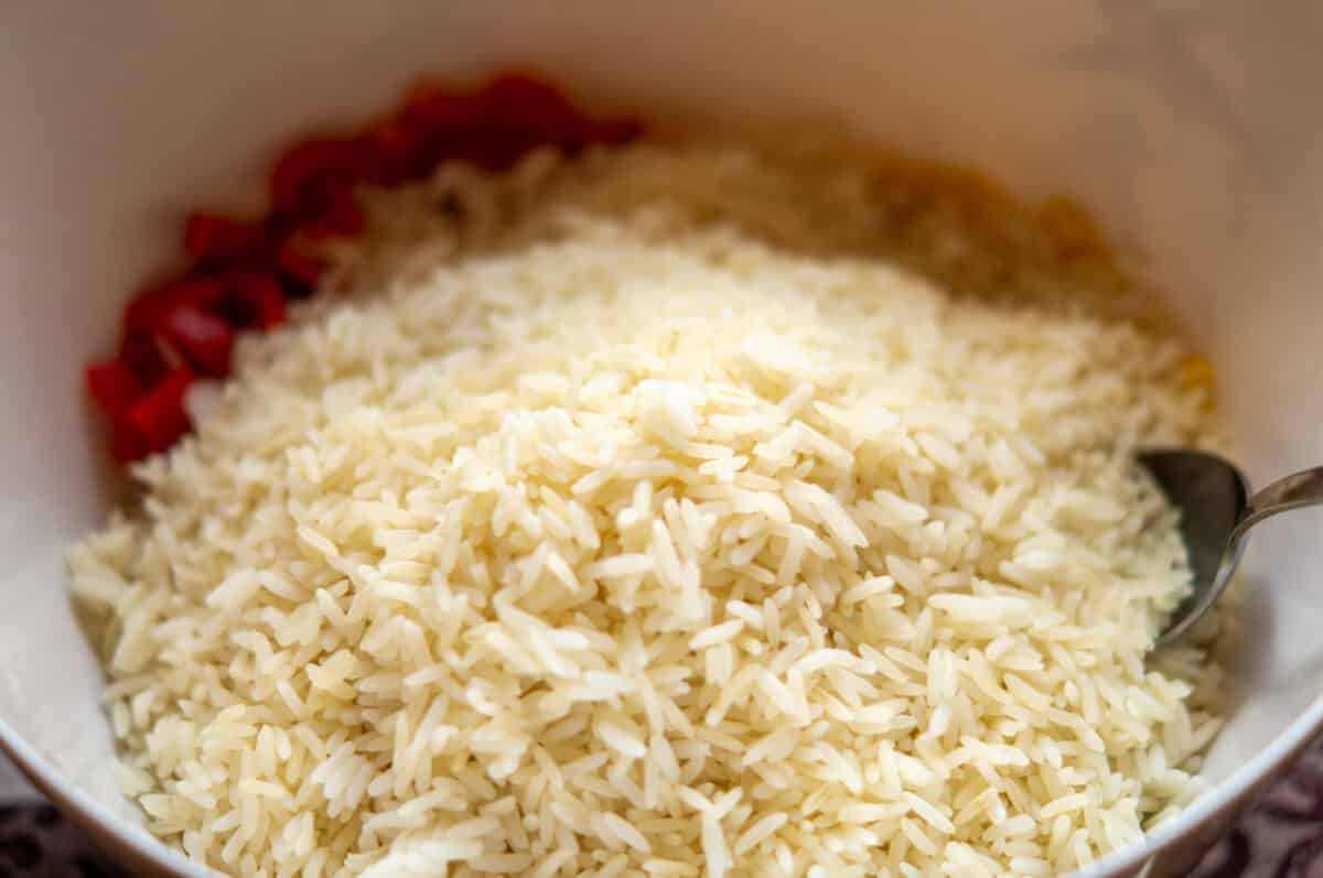 Rice for rice salad