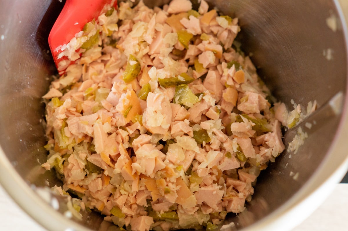 Thermomix® meat salad
