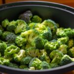 Green Vegetables in the Thermomix® Varoma® made in the Thermomix®
