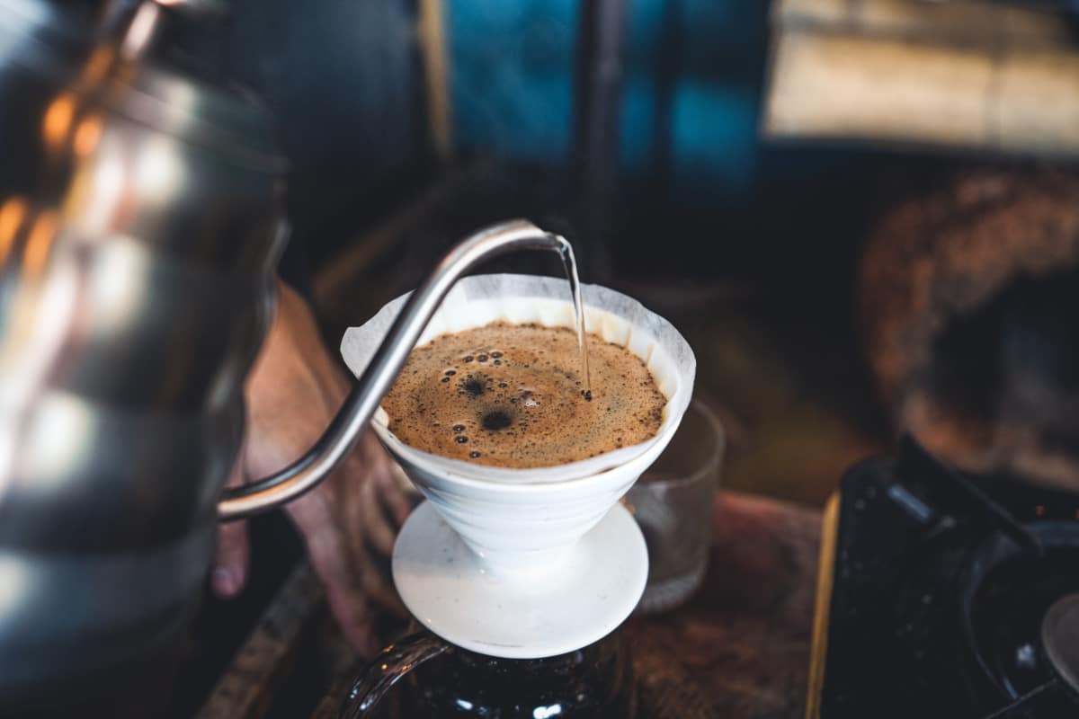 Filter coffee made with grounds from the Thermomix®