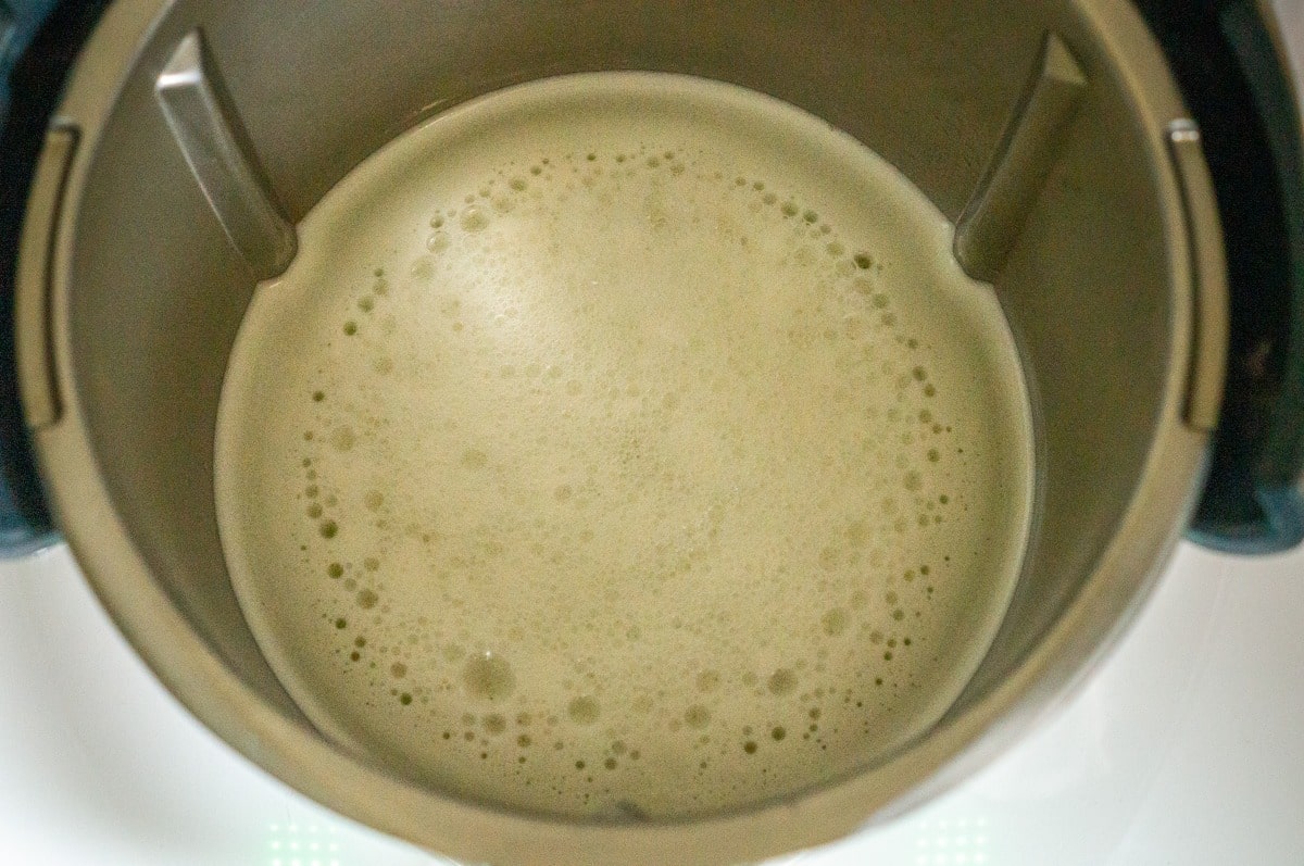 Finished cleaning spray ready to pour into the bottle