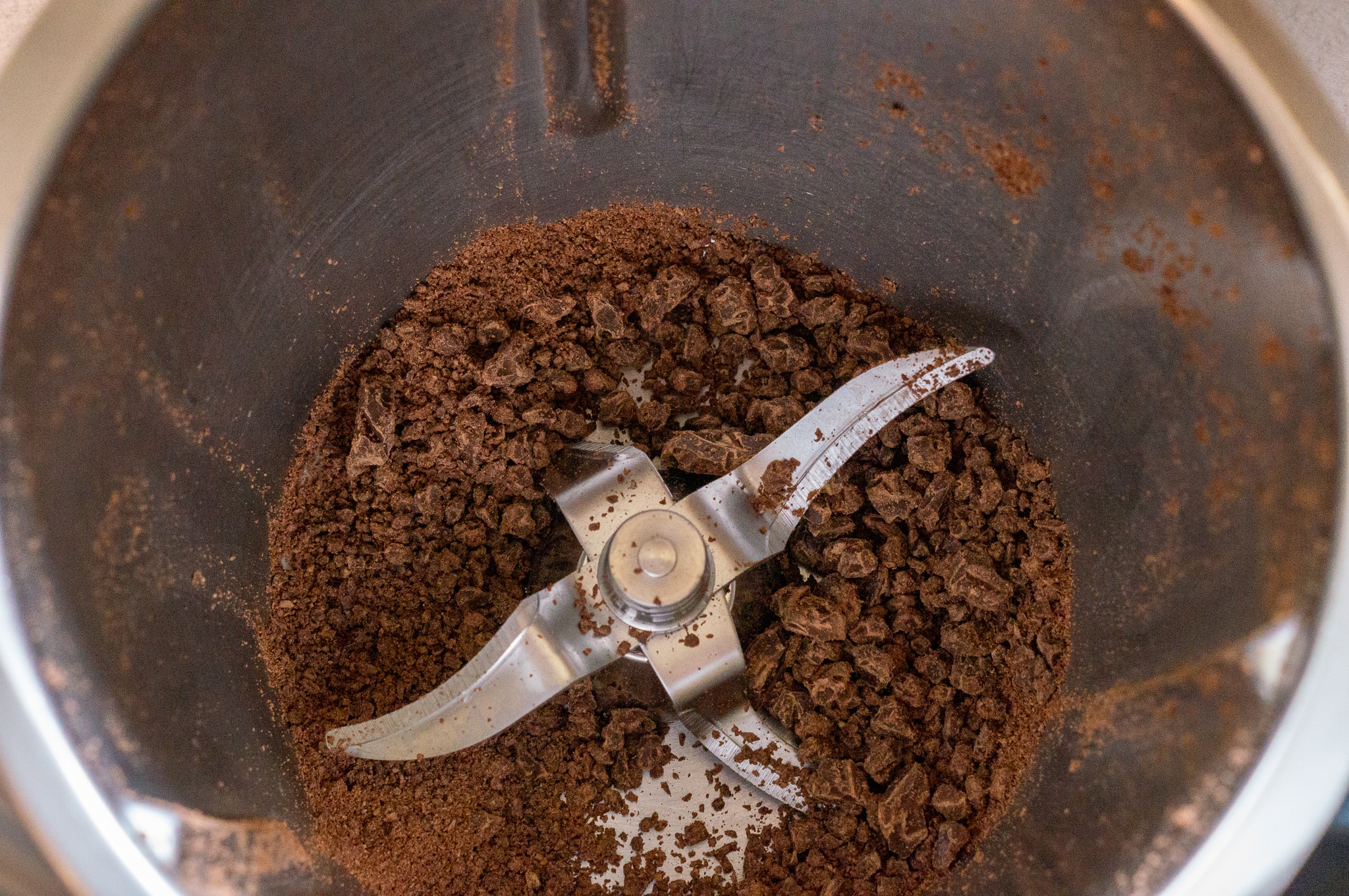Chopping chocolate in the Thermomix®