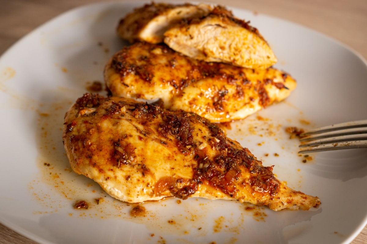 The best oven-baked chicken with a spice crust