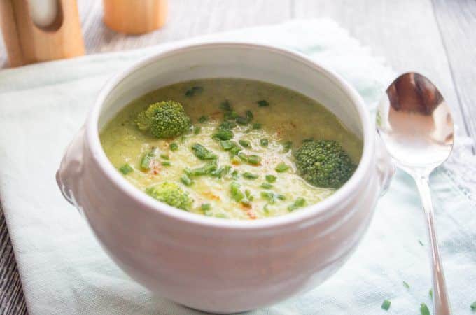 Kohlrabi Broccoli Soup with Avocado, Thermomix® 3 Kohlrabi Broccoli Soup with Avocado, Thermomix®