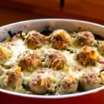 Meatball Bake with Vegetables and Tortellini, Thermomix® made in the Thermomix®