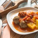 Meatballs with Potatoes and Tomato Sauce, Thermomix® made in the Thermomix®