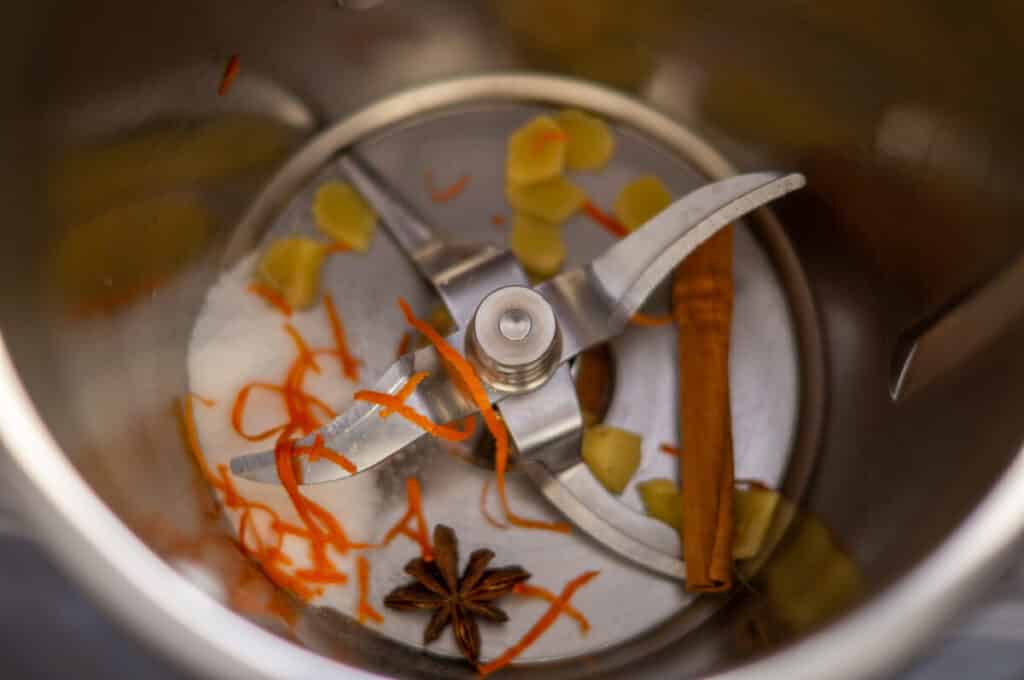 Ingredients for mulled gin with the Thermomix®