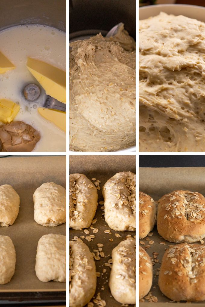 Oat rolls with the Thermomix® step by step