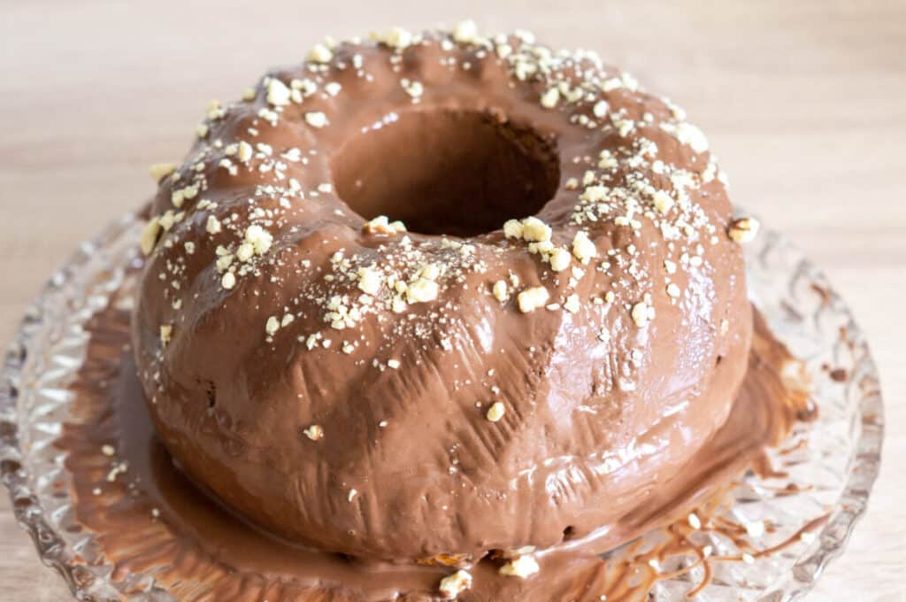 Paradiescreme Bundt Cake Thermomix® with chocolate glaze