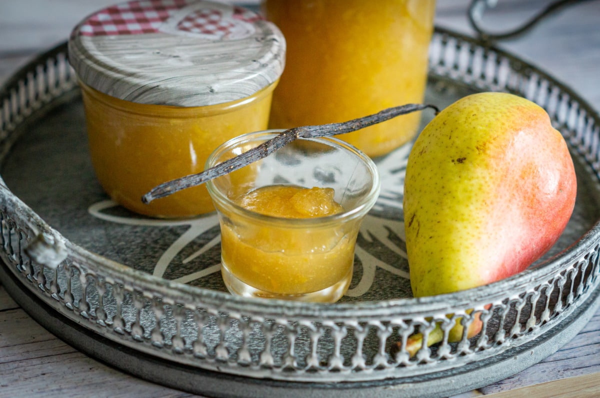 Pear jam made in the Thermomix®