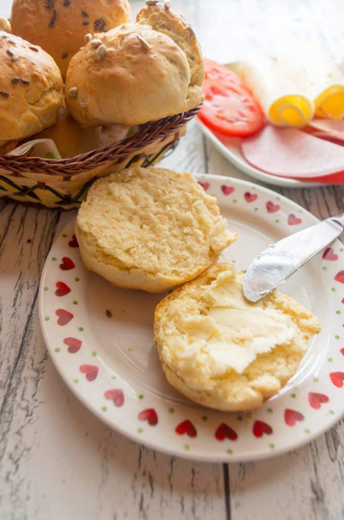 Quick breakfast rolls made with the Thermomix®