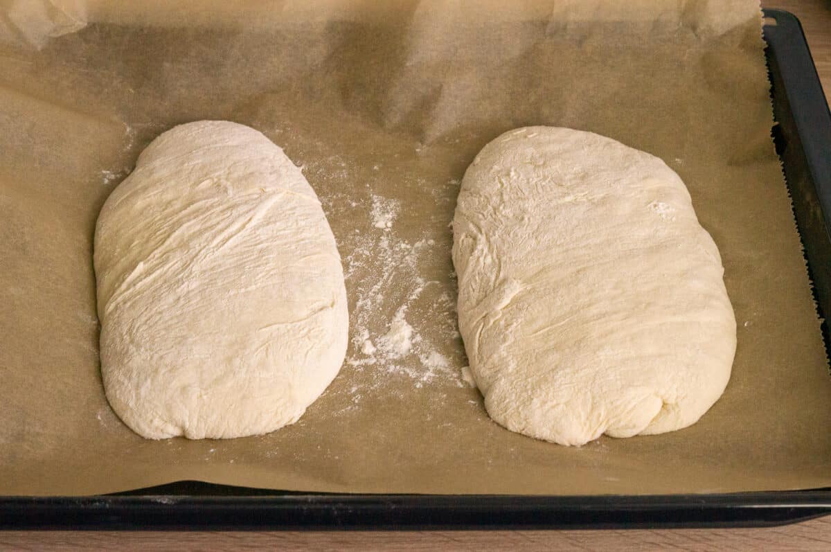 Shaping a loaf and leaving it to prove