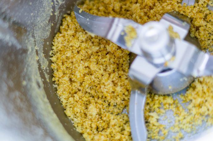 Homemade orange sugar in the Thermomix®