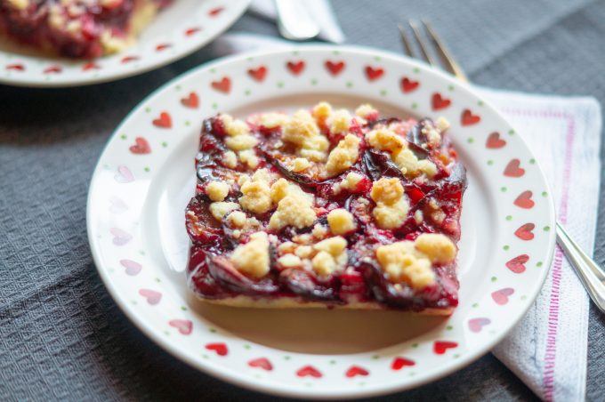 Quick Plum Traybake made with the Thermomix® on the table in under an hour