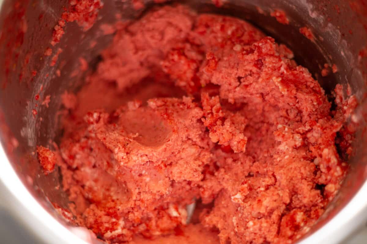 Strawberry nicecream blended in the Thermomix®