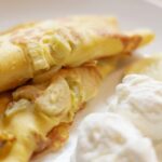 Rhubarb Pancakes with Buttermilk Lemon Ice Cream, Thermomix® made in the Thermomix®