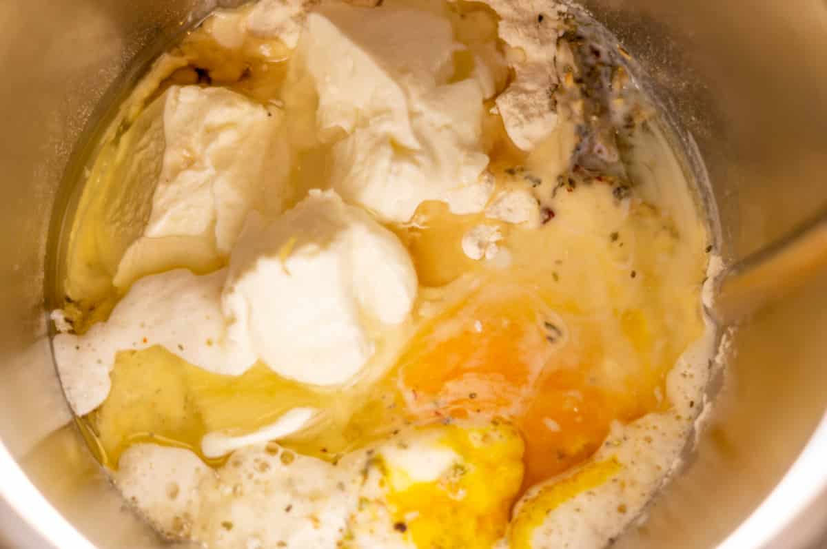 Ingredients for quark oil dough, Thermomix®