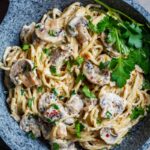 Spaghetti in Mushroom Cream Sauce, Thermomix® made in the Thermomix®