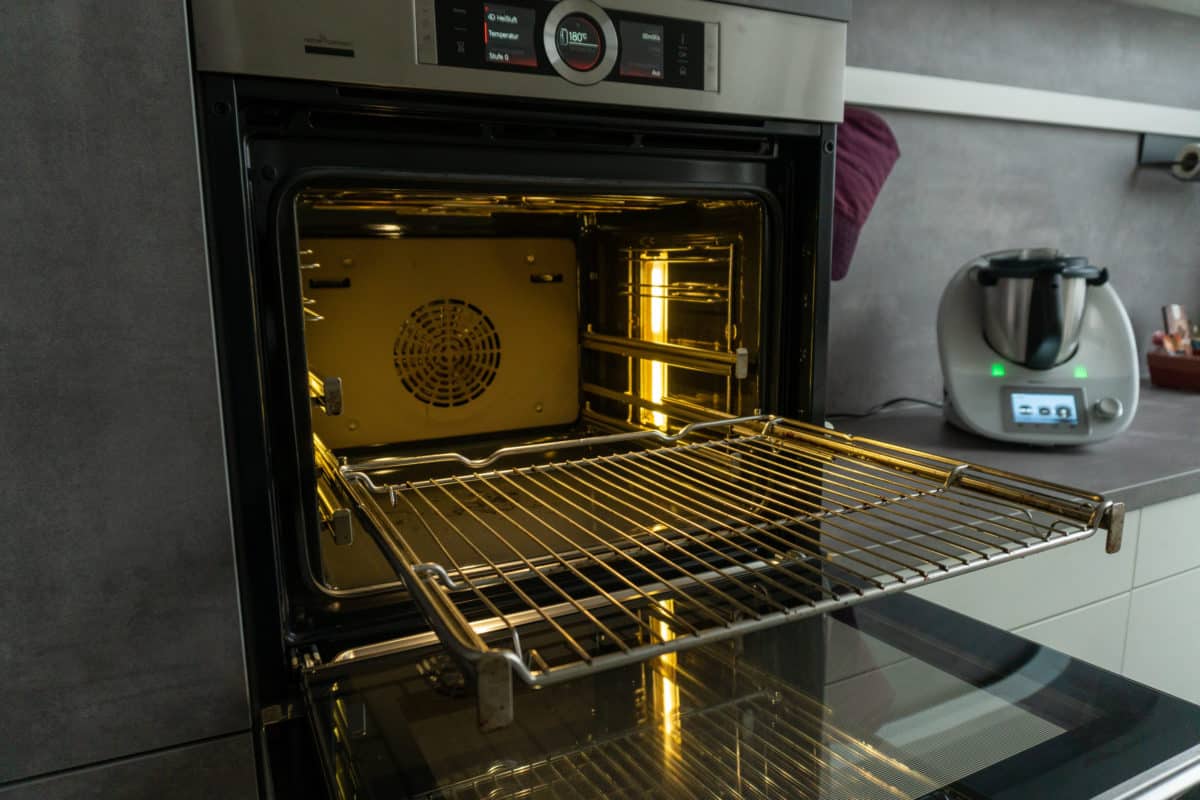 Preheated oven