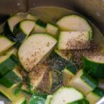Steamed Courgette in the Thermomix® Varoma® made in the Thermomix®