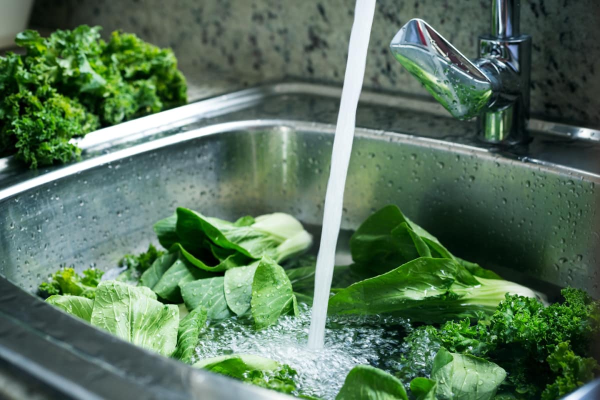 Steaming kale properly